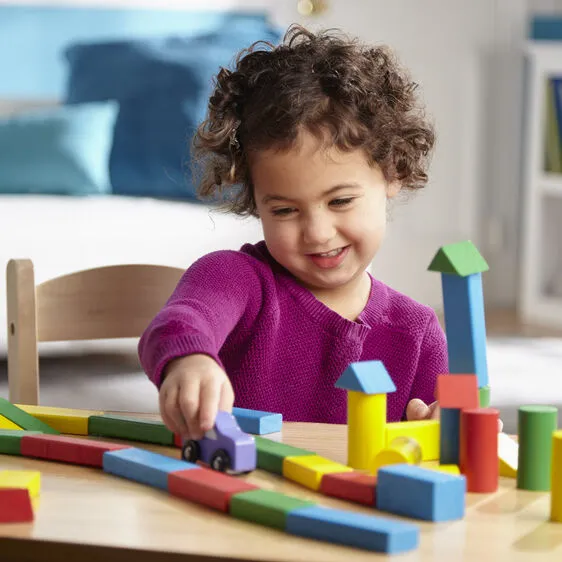 100 Piece Wood Block Set | 481 | Melissa & Doug