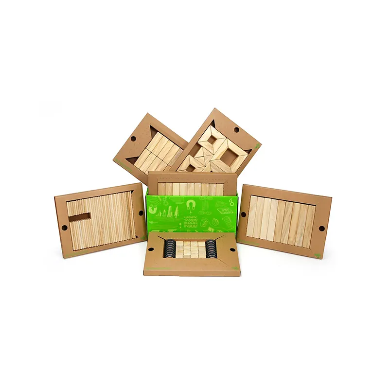130-Piece Classroom Kit <br>Magnetic Wooden Blocks <br>Bulk Pack