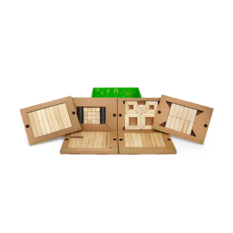 130-Piece Classroom Kit <br>Magnetic Wooden Blocks <br>Bulk Pack