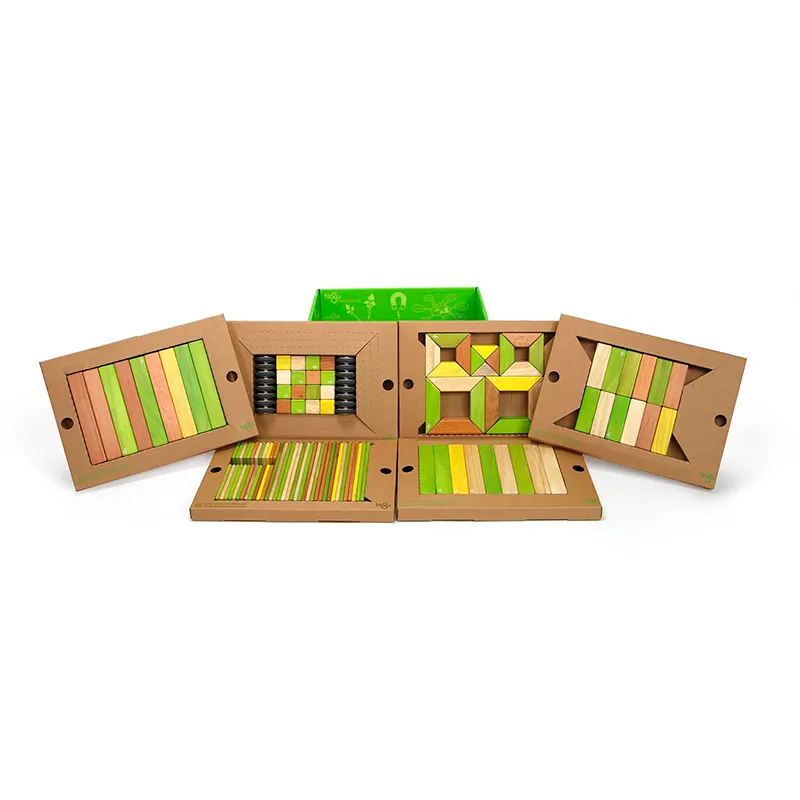 130-Piece Classroom Kit <br>Magnetic Wooden Blocks <br>Bulk Pack