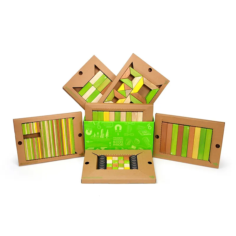 130-Piece Classroom Kit <br>Magnetic Wooden Blocks <br>Bulk Pack