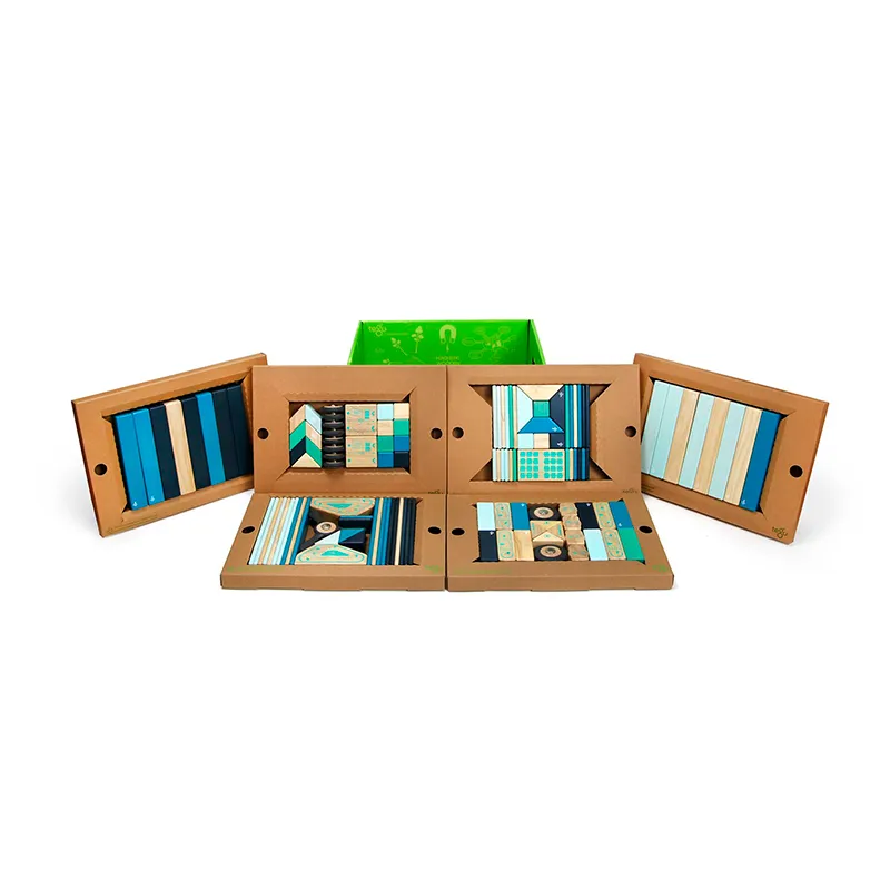130-Piece Classroom Kit <br>Magnetic Wooden Blocks <br>Bulk Pack