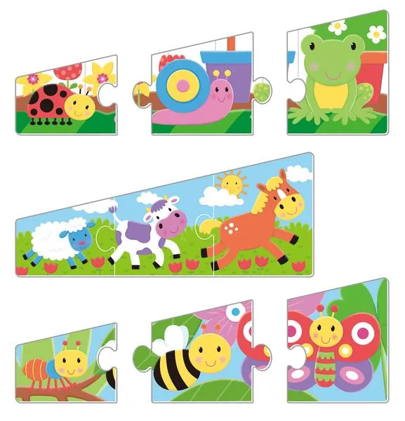 [2 Pack] Galt Size Sorting Puzzles