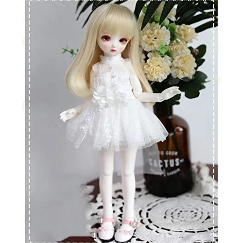 26Cm BJD Doll DIY Toys 10.2Inch Ball Jointed SD Dolls Full Set with Clothes Wig Makeup for Christmas Birthday Gift