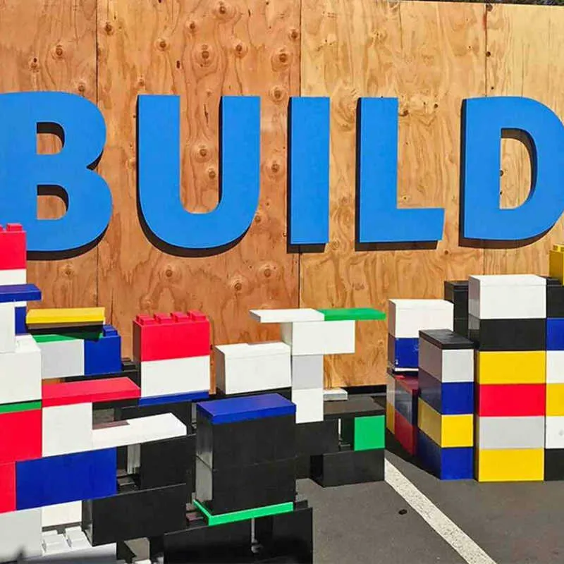 668 Piece Multi Colored Jumbo Sized Modular Building Blocks Starter Kit