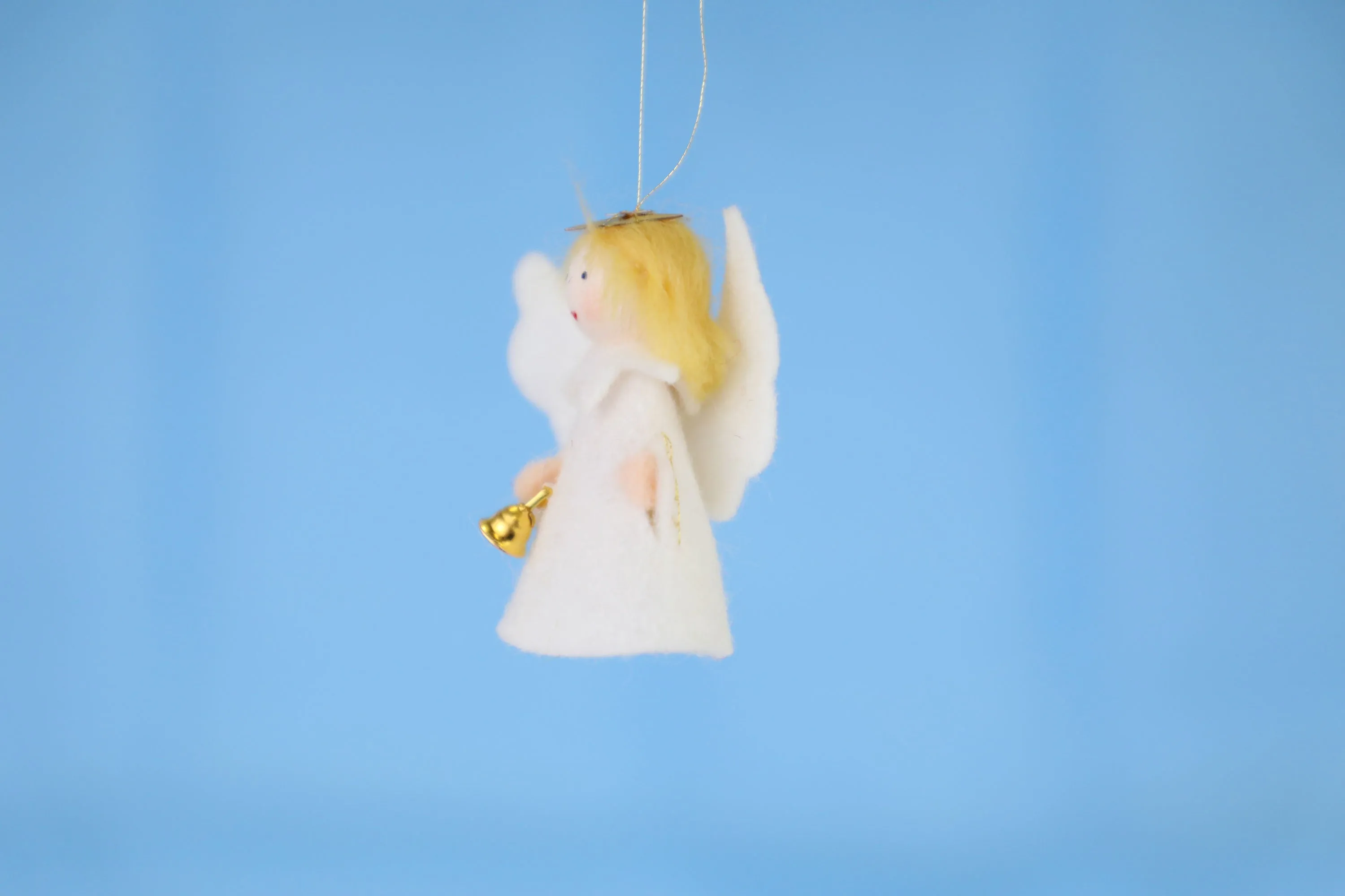 Ambrosius Small Angel with Bell Hanging