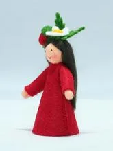 Ambrosius Strawberry Flower Fairy Doll