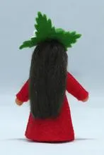 Ambrosius Strawberry Flower Fairy Doll