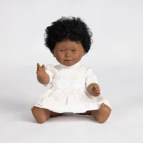Baby Doll Girl with Down Syndrome - African