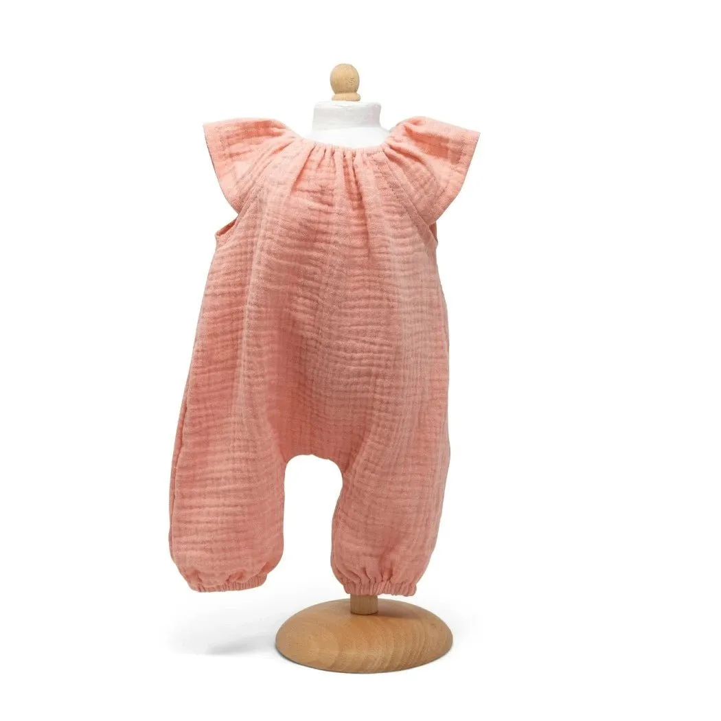 Baby Doll Sleeveless Romper - Rose
