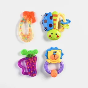 Baby Rattle Set 4Pcs | 3M 