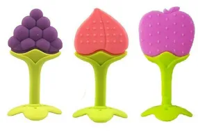 BabyGo Silicone BPA Free Natural Organic Nipple Teethers With Storage Box