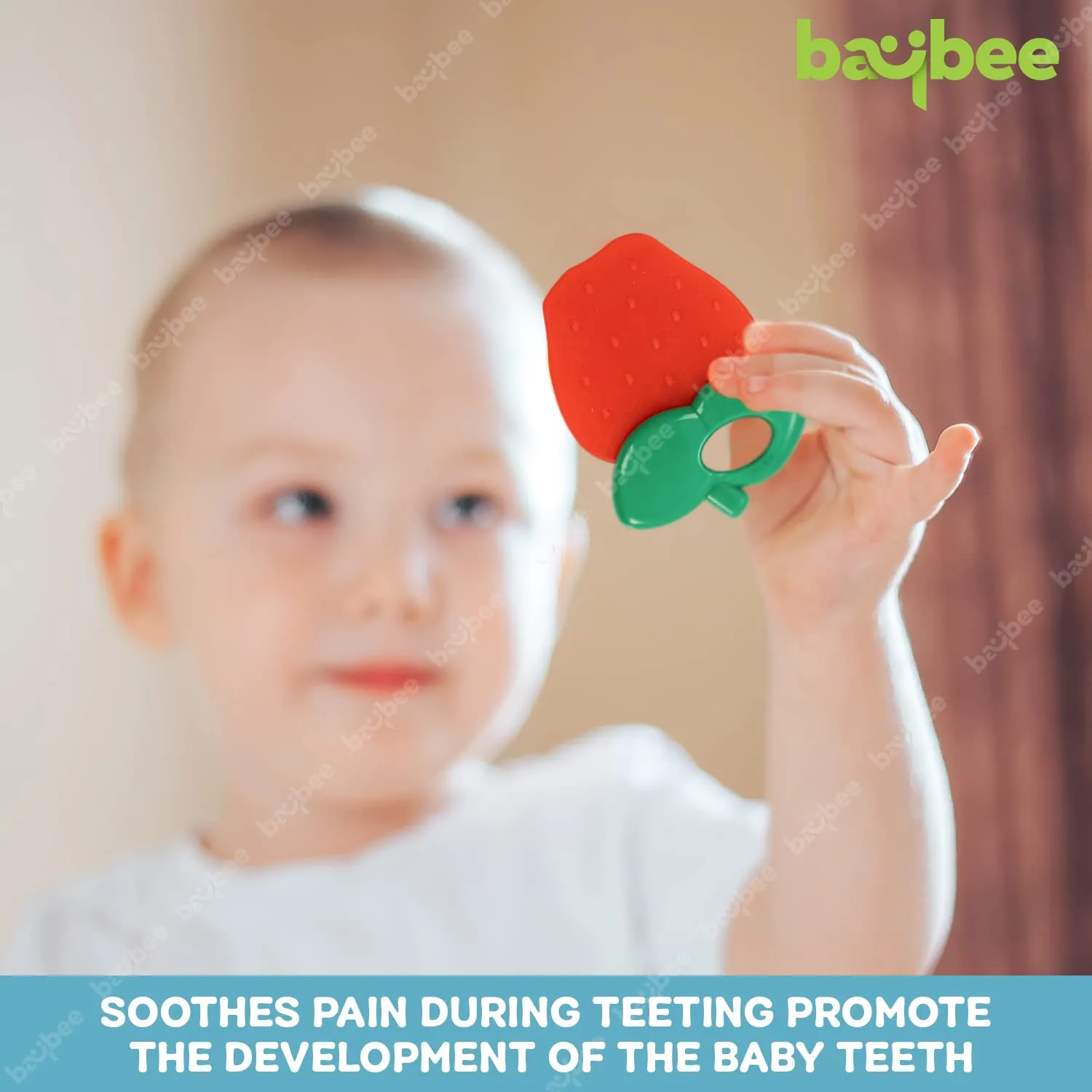 Baybee Pack of 3 Rattles Set for Babies 0-6 Months, Non-Toxic 3 Attractive Rattle Set, Newborn Baby Gift Products