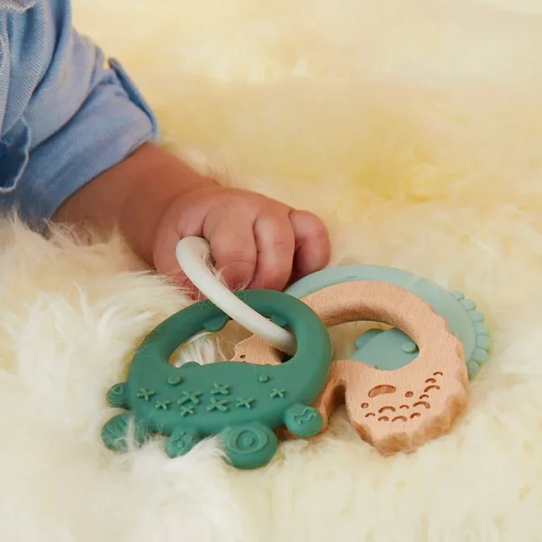 b.box Trio Teether- Sage