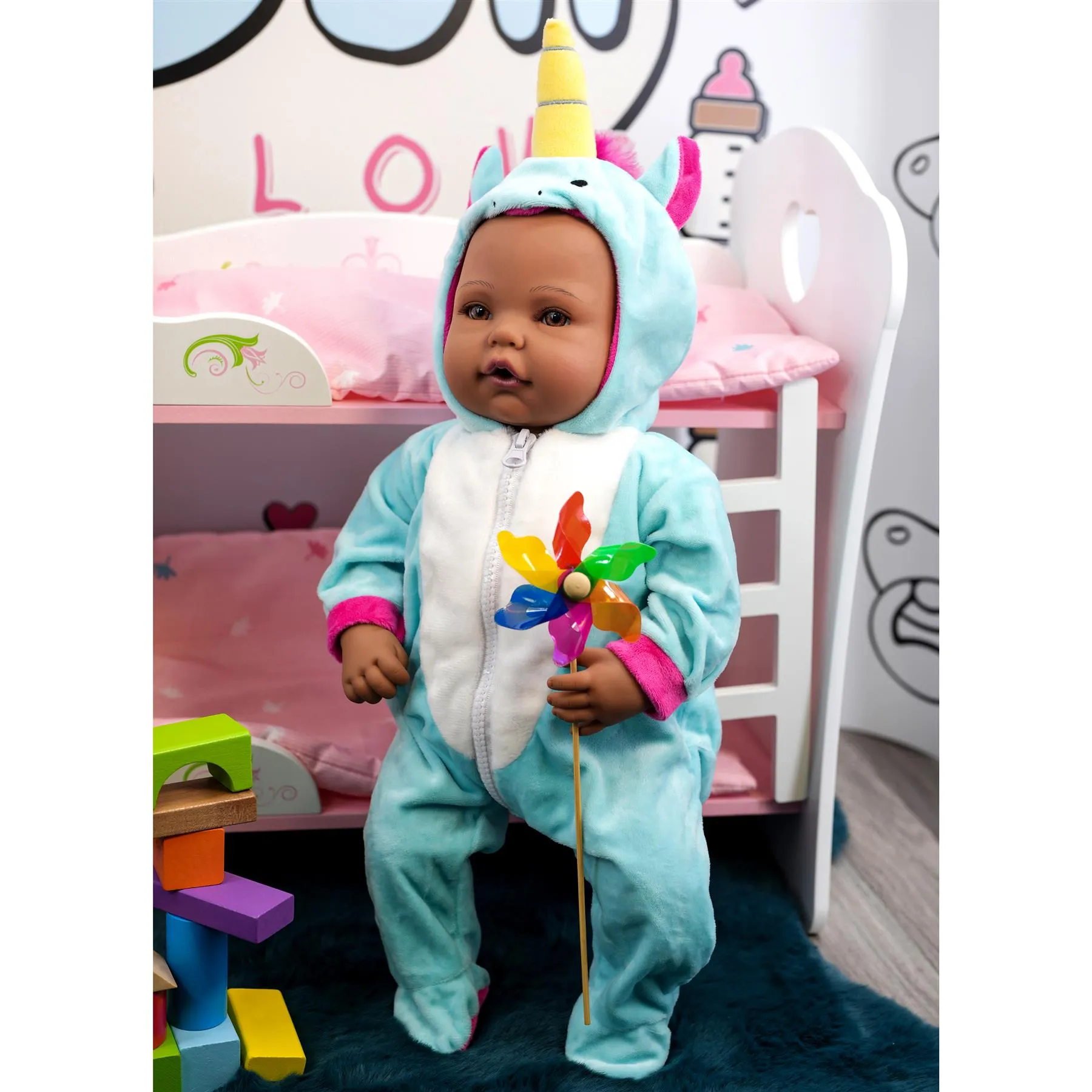 BiBi Outfits - Reborn Doll Clothes (Unicorn) (50 cm / 20")