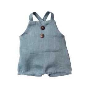 Blue Shorty Overalls Doll Clothes