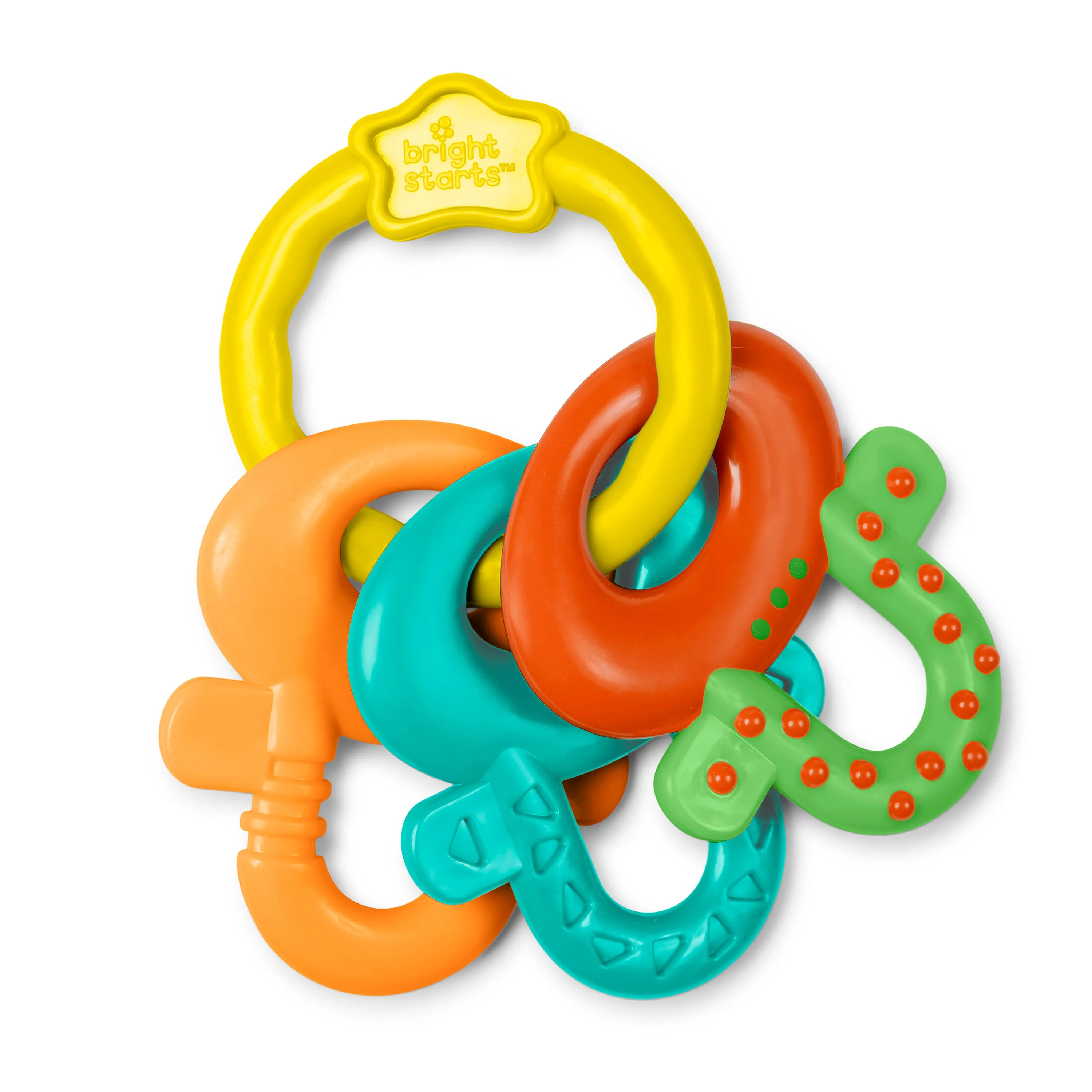 Bright Starts Soothers & Shakers 7 Piece Gift Set, On the Go Baby Toys