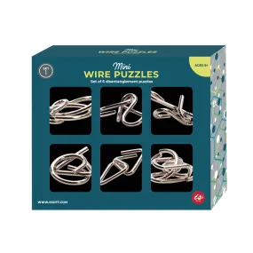Classic Mini Wire Puzzles Set Assorted