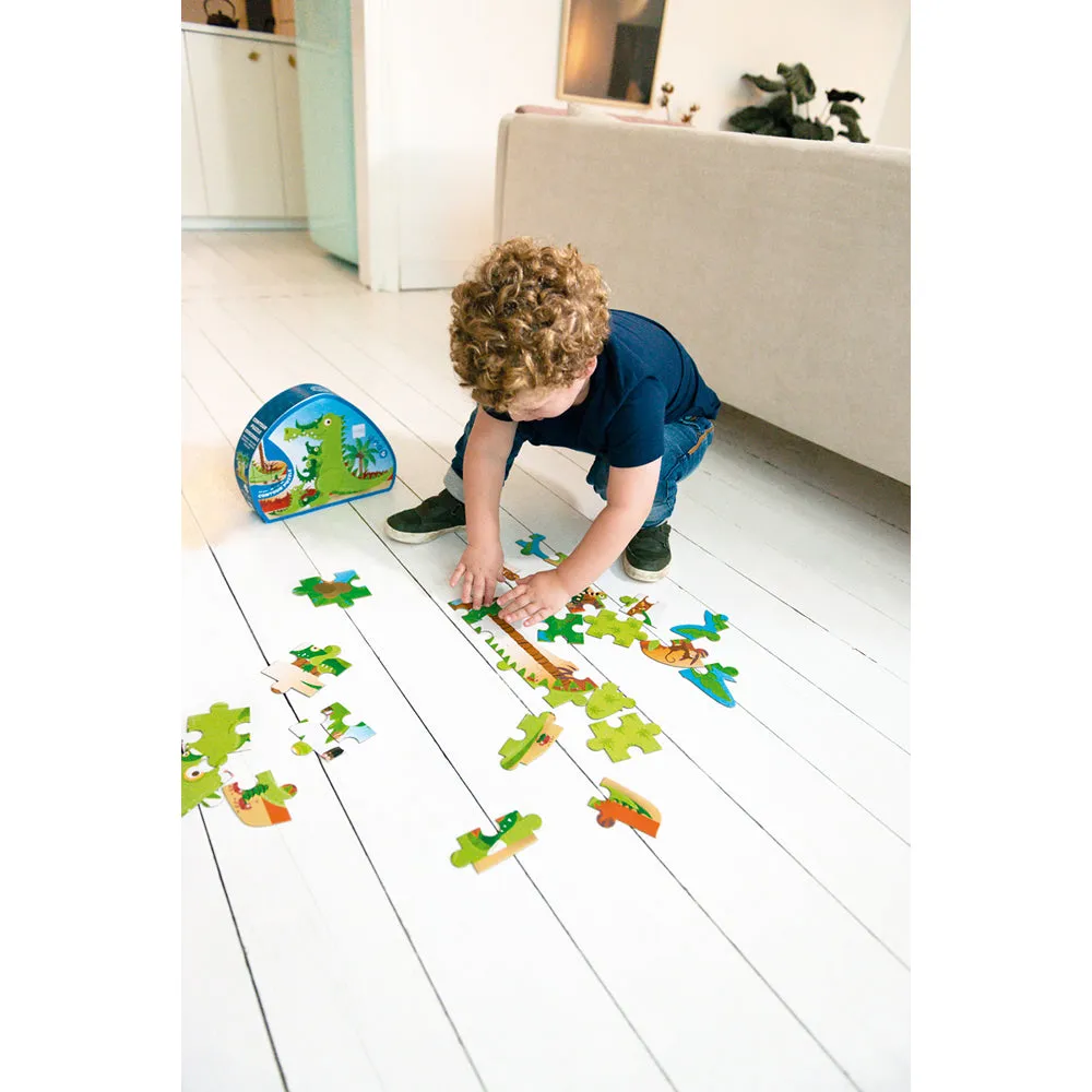 Contour Puzzle - Crocodile