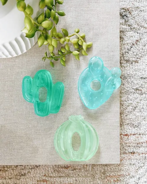 Cutie Coolers™ Cactus Water Filled Teethers (3-pack)