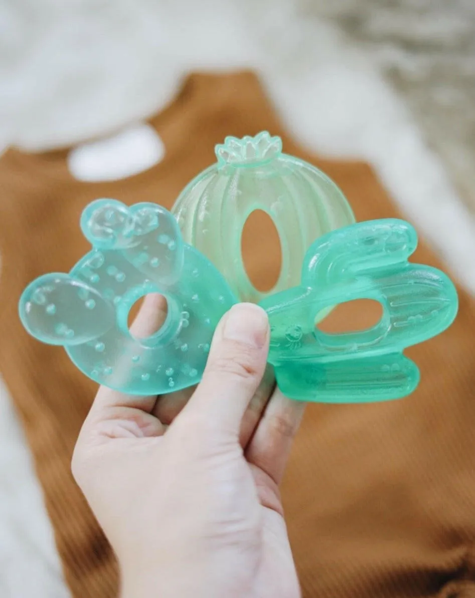 Cutie Coolers™ Cactus Water Filled Teethers (3-pack)