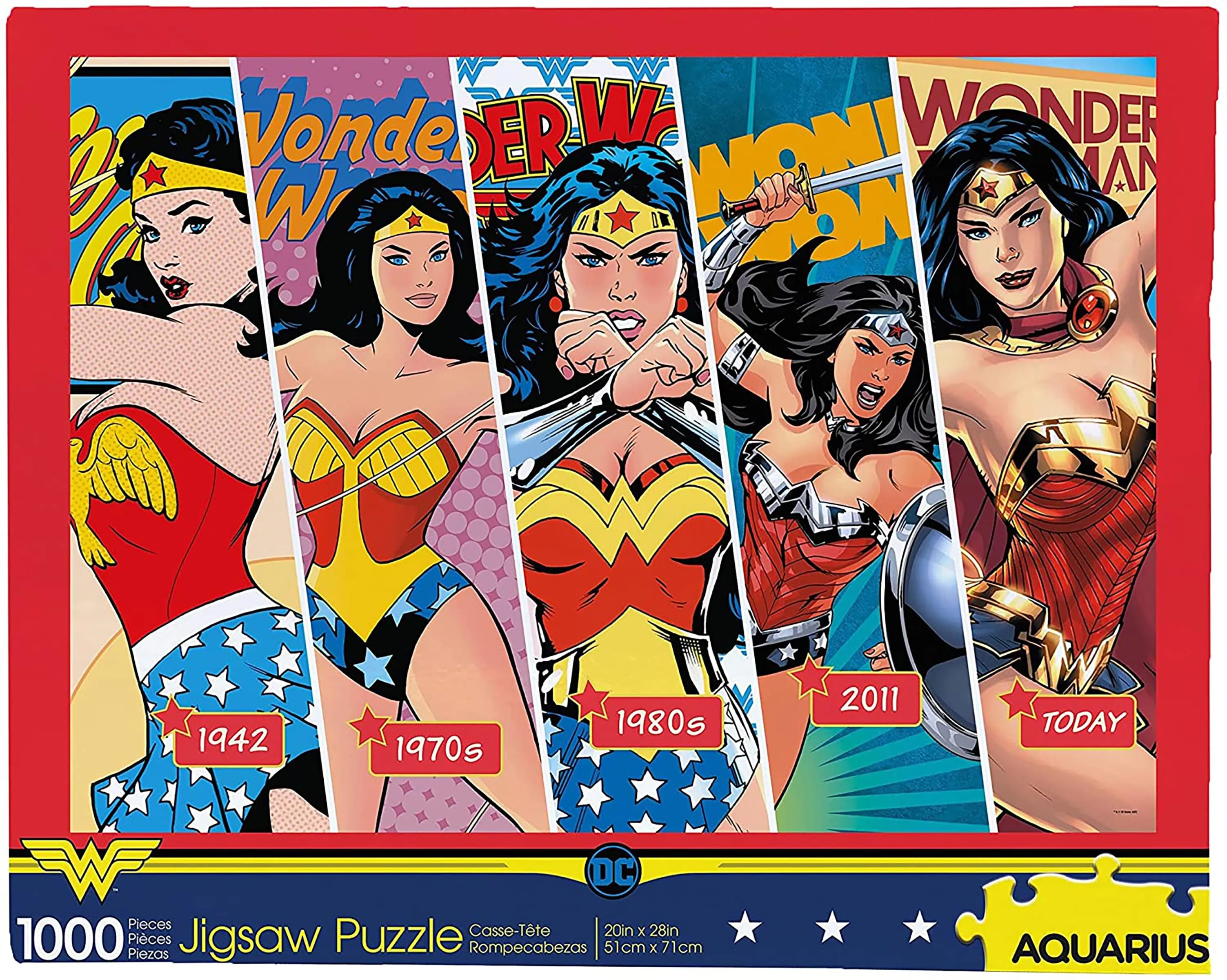 DC Comics Wonder Woman Timeline 1000 Piece Jigsaw Puzzle