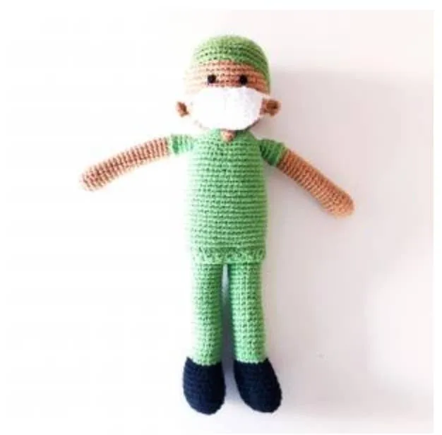 Doctor Doll in Scrubs