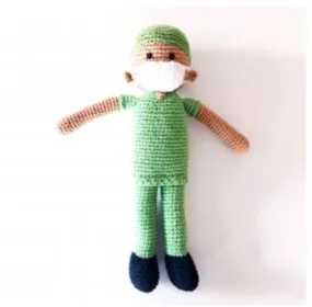 Doctor Doll in Scrubs