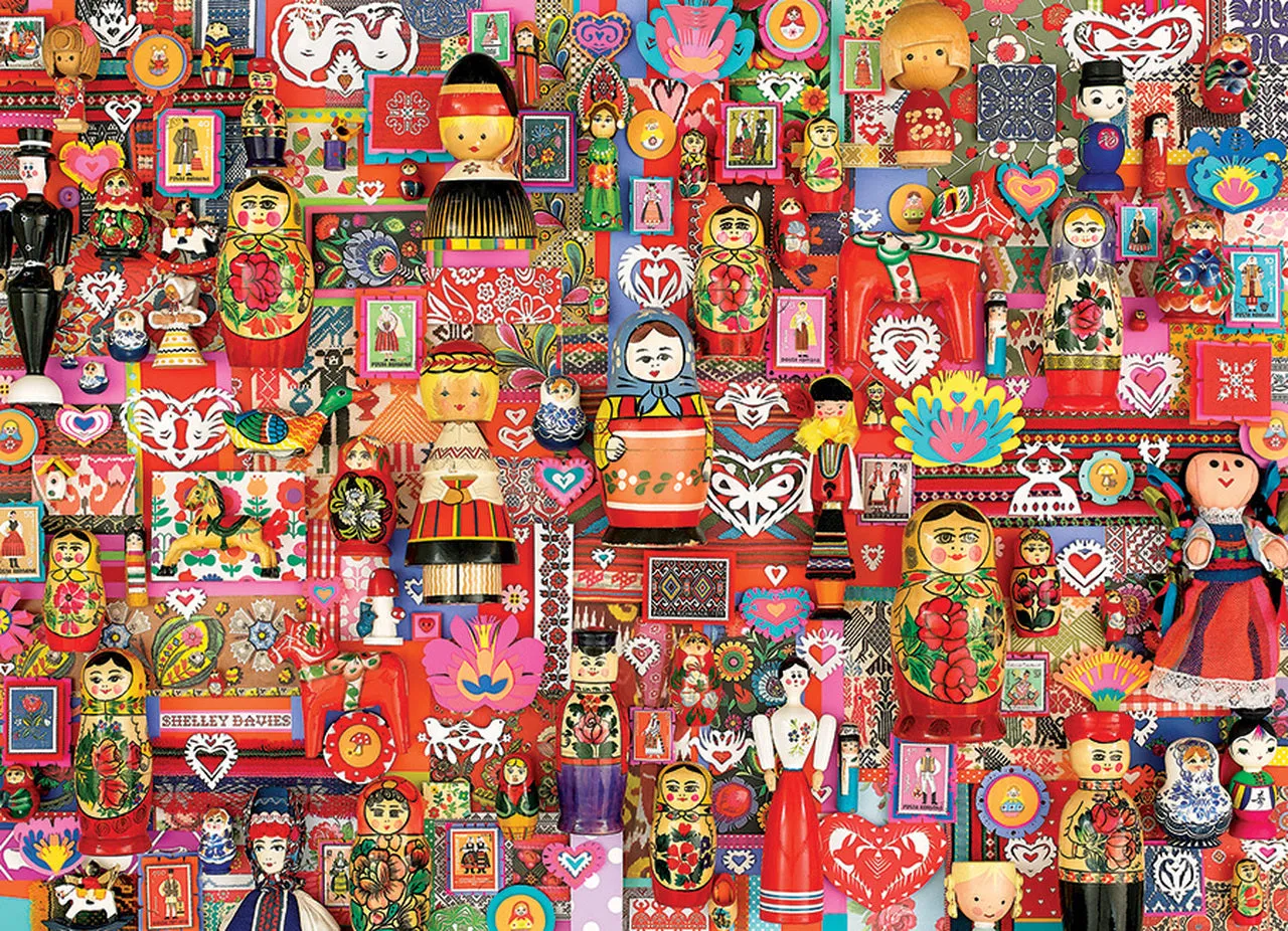 Dollies, Shelley Davies (1000pcs)