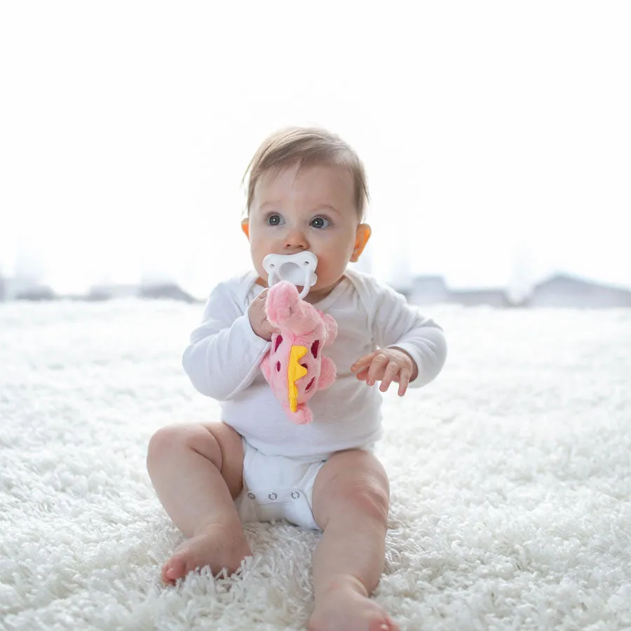 Dr. Brown’s® Lovey Pacifier and Teether Holder, Dinosaur