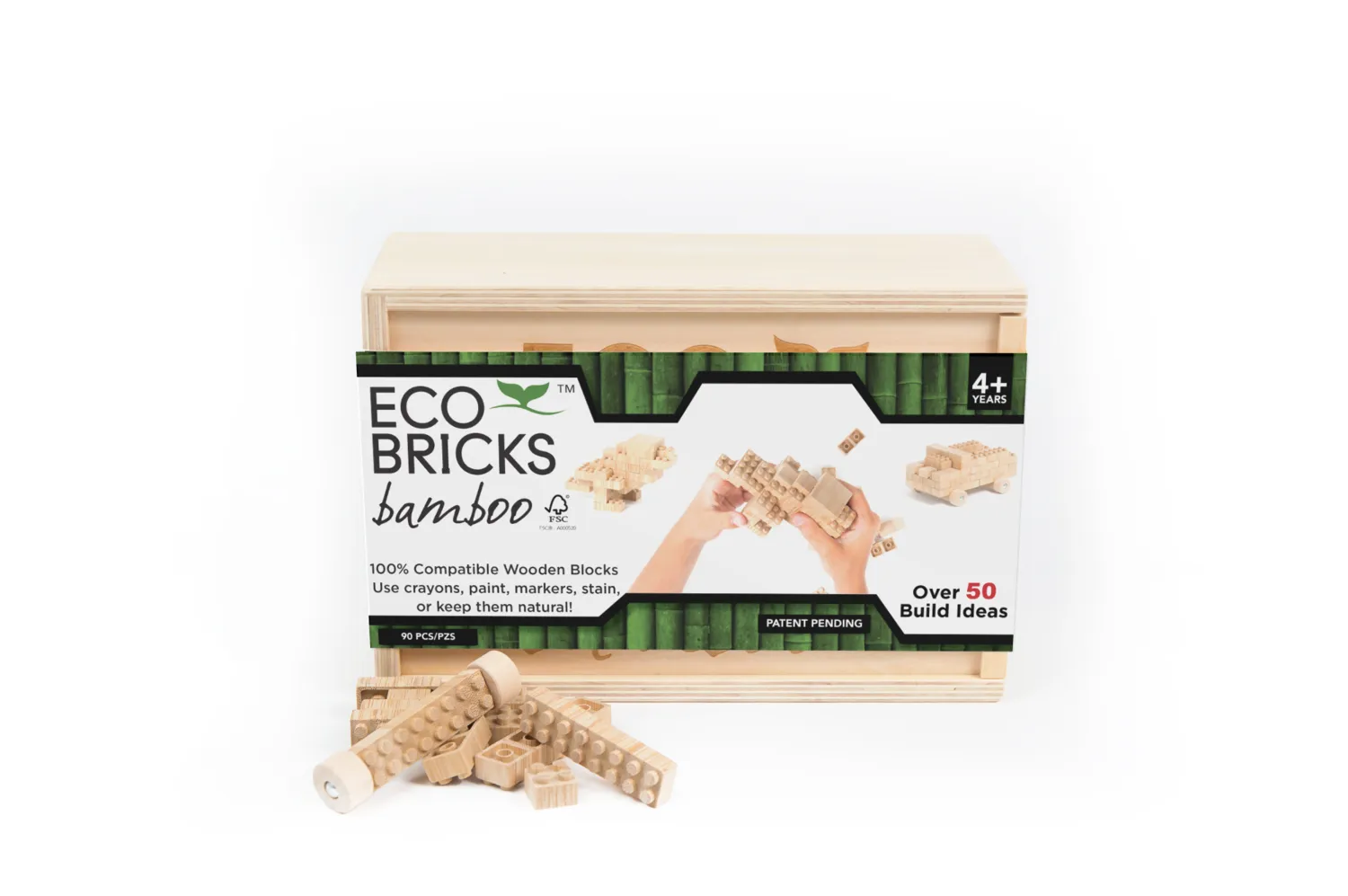 Eco-bricks Bamboo - 90 Piece