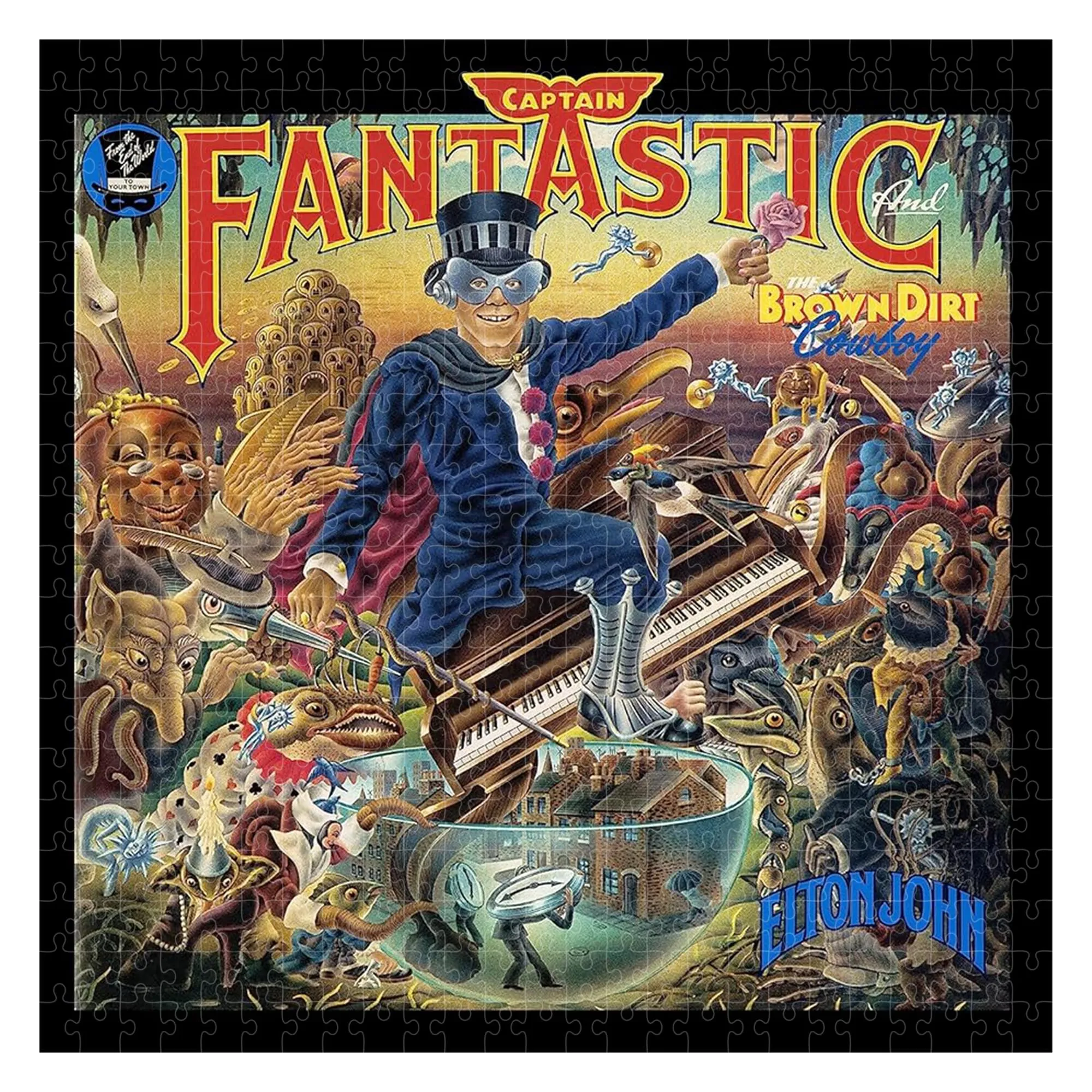 Elton John Captain Fantastic 500 Piece Jigsaw Puzzle