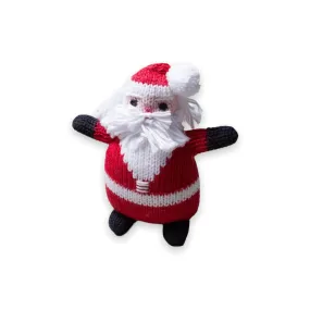 Estella Knit Baby Rattle ~ Santa