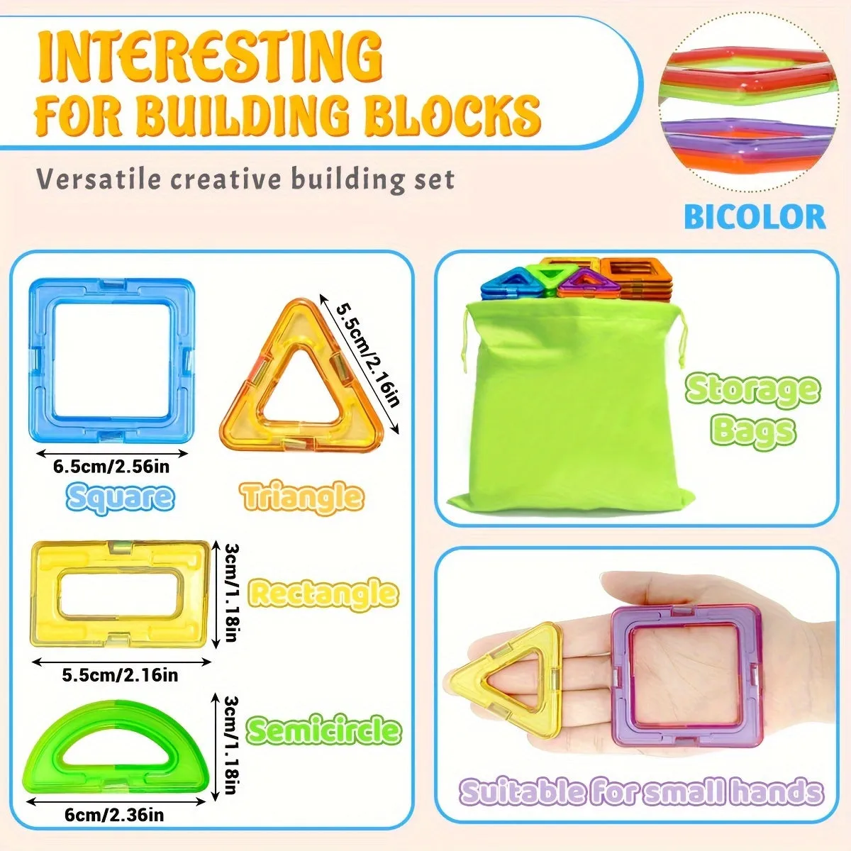 Extra-Large Magnetic Building Blocks