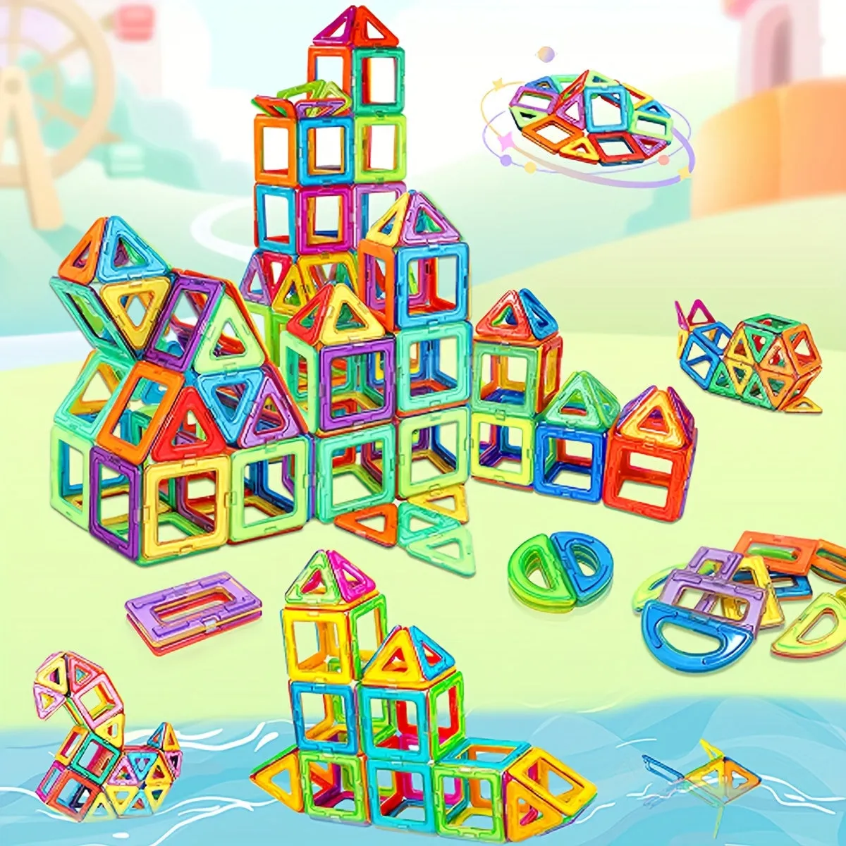 Extra-Large Magnetic Building Blocks