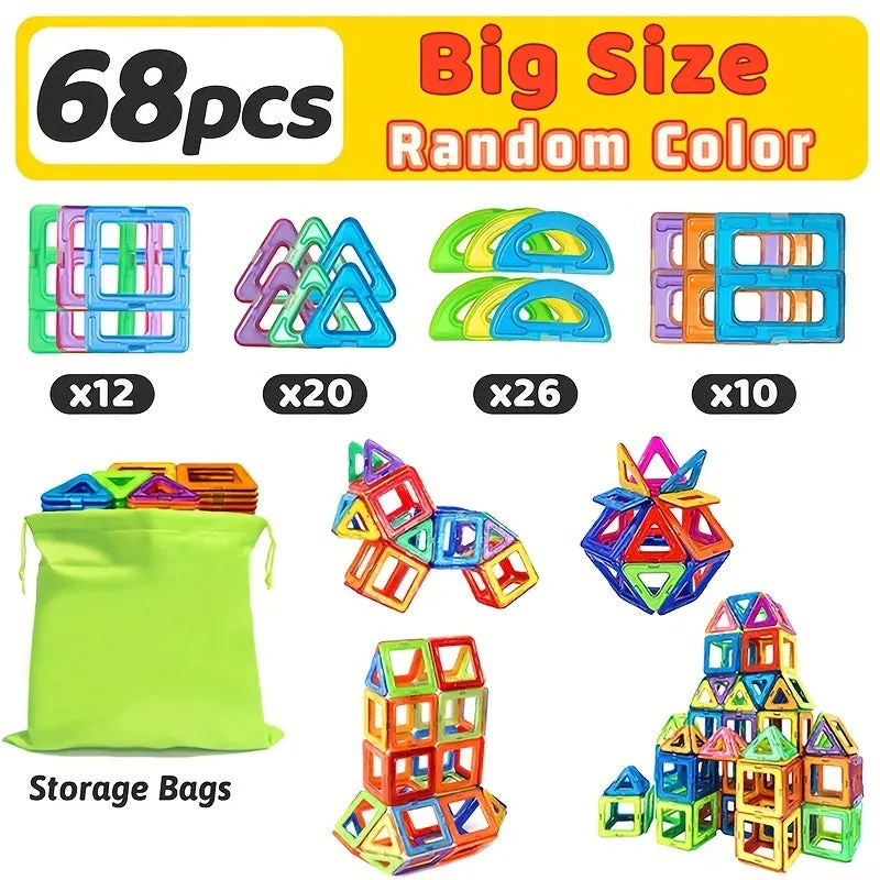 Extra-Large Magnetic Building Blocks