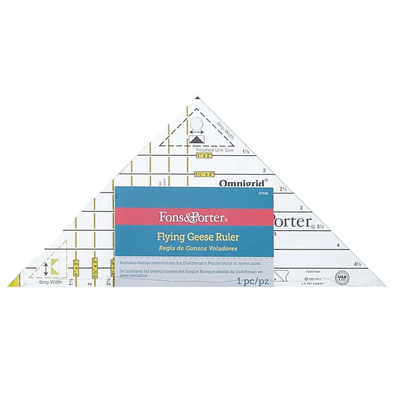 Flying Geese Ruler