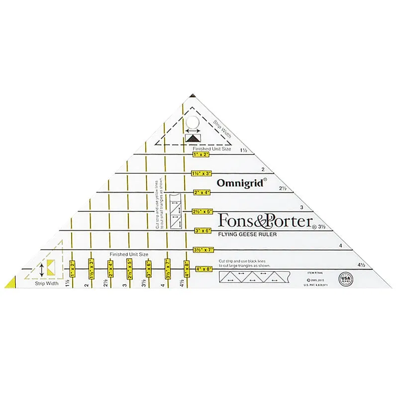 Flying Geese Ruler