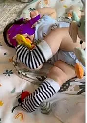 Garden Bug Baby Rattle Socks & Wrist Rattles Set