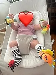 Garden Bug Baby Rattle Socks & Wrist Rattles Set