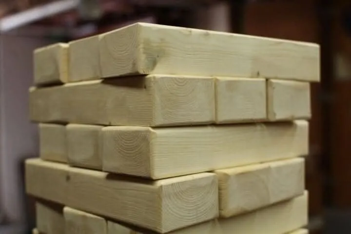 Giant Wooden Blocks Indoor Or Outdoor Game (JENGA)