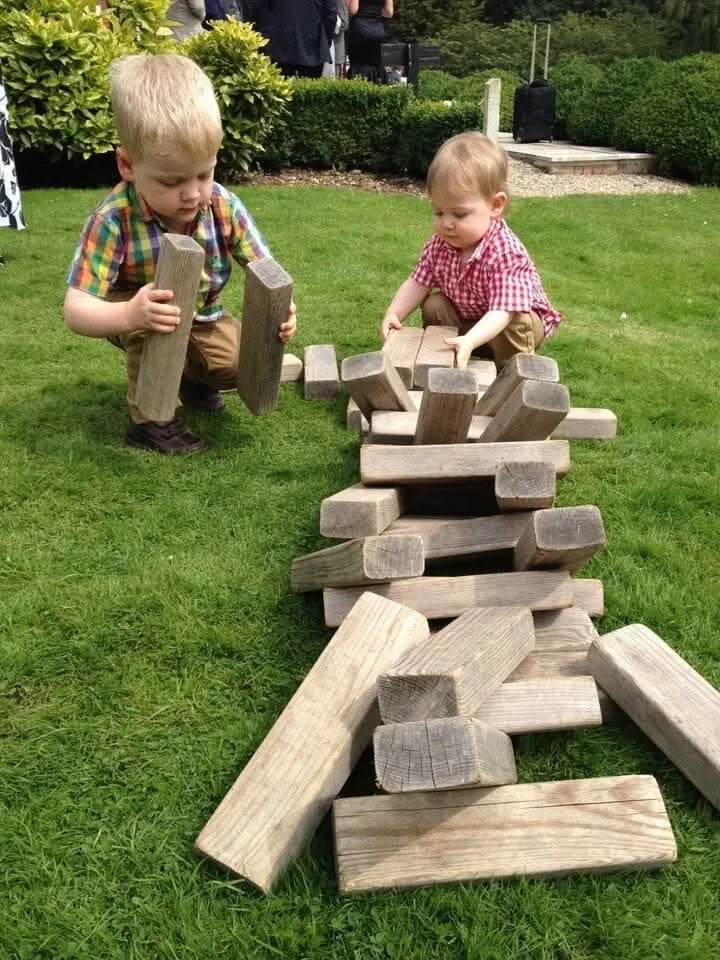 Giant Wooden Blocks Indoor Or Outdoor Game (JENGA)