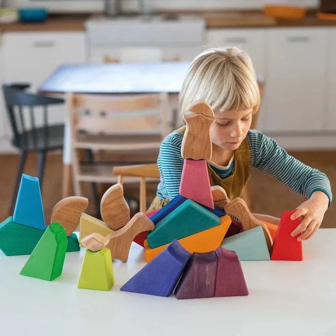 Grimm's | Rainbow Lion Building Set