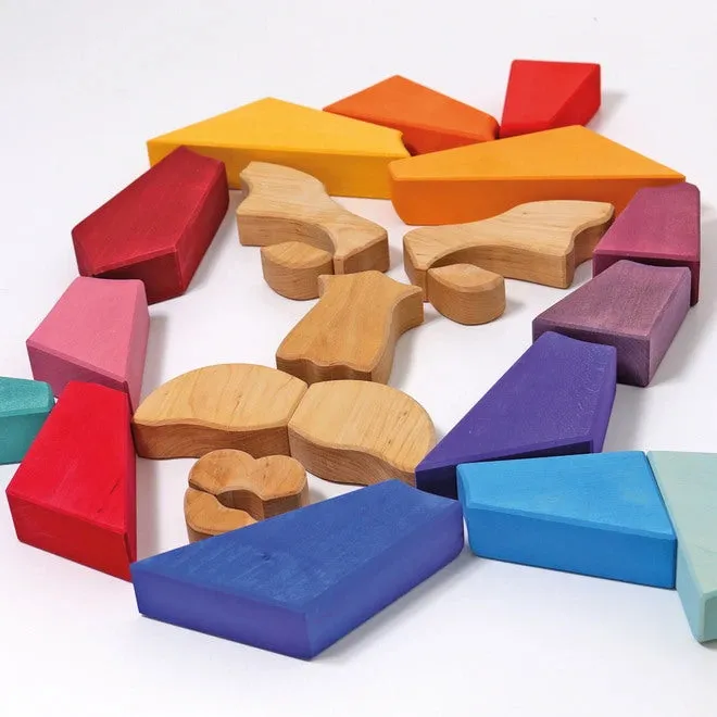 Grimm's | Rainbow Lion Building Set