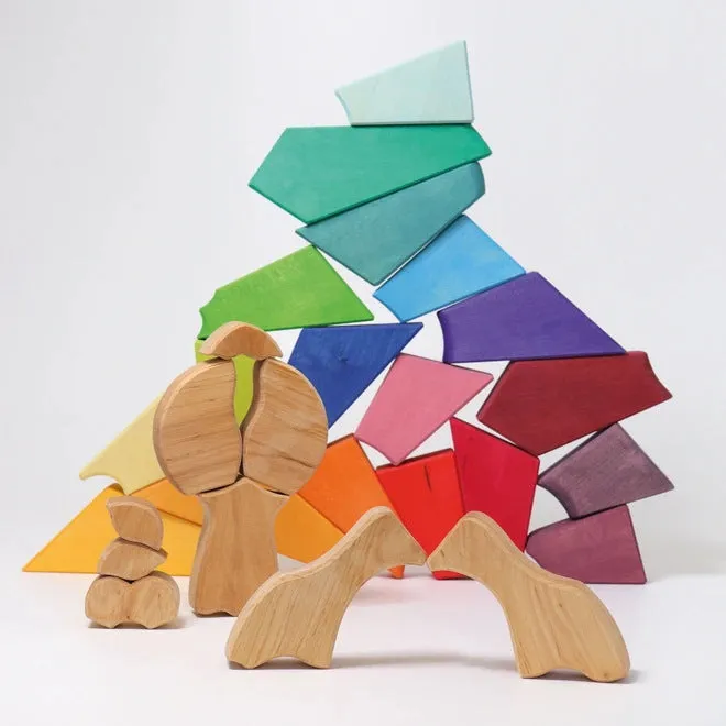Grimm's | Rainbow Lion Building Set