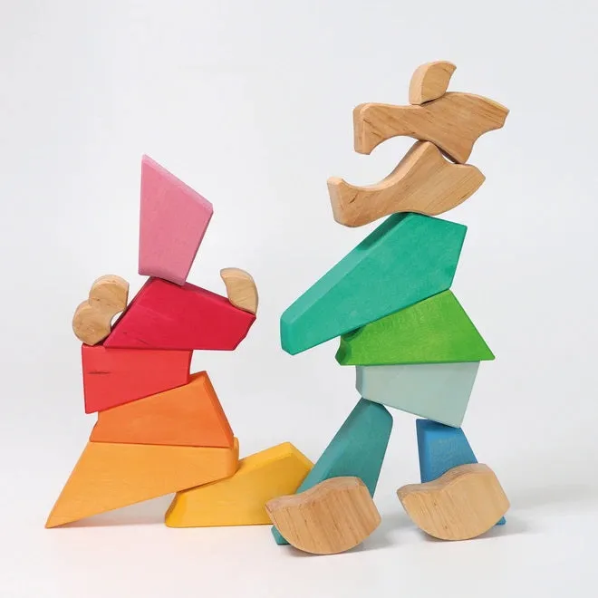 Grimm's | Rainbow Lion Building Set
