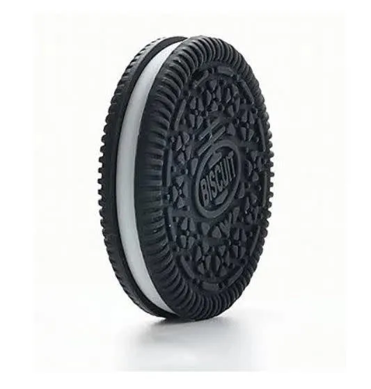 Haakaa Silicone Teether Cookie - Black