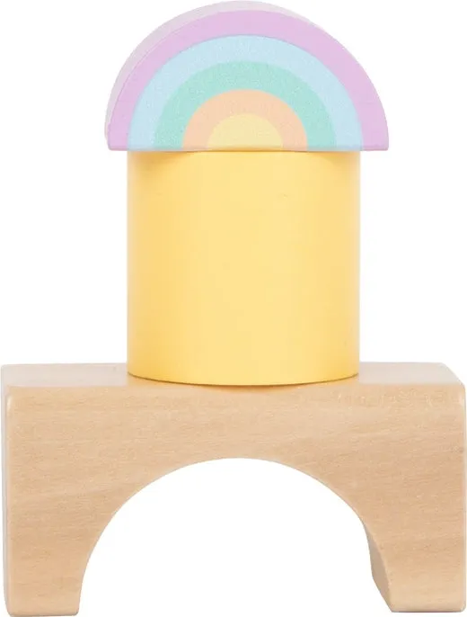 Hauck Small Foot Pastel Building Blocks 50 Piece Playset