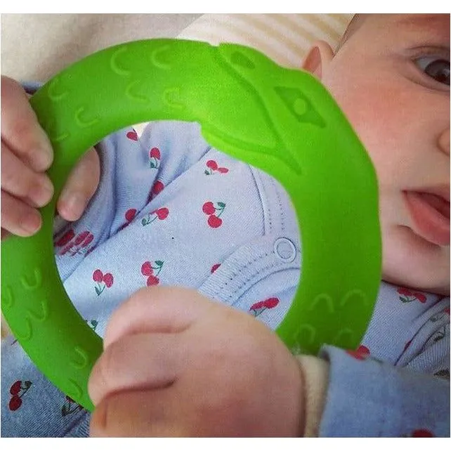 Helles Teeth Serpent Teether (Lime Green)