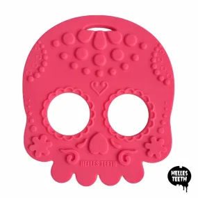 Helles Teeth Sugar Skull Teether (Spice Pink)